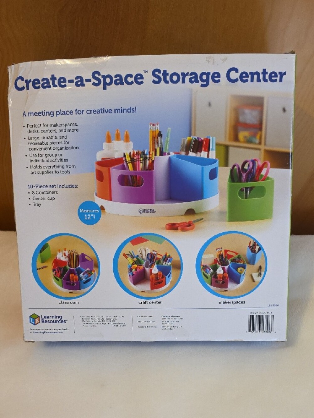 Learning Resources Create-a-Space Storage Center - Multicolor-12 Inches Across - Picture 2 of 10
